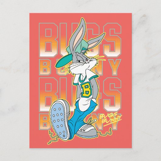 BUGS BUNNY™ Cool School Outfit Briefkaart (Voorkant)