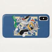 BUGS BUNNY™ & DAFFY DUCK™ klaar voor het jachtseiz Case-Mate iPhone Case (Achterkant (horizontaal))