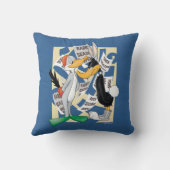BUGS BUNNY™ & DAFFY DUCK™ Klaar voor het Jachtseiz Kussen (Achterkant)