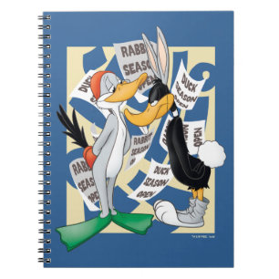 BUGS BUNNY™ & DAFFY DUCK™ Klaar voor het Jachtseiz Notitieboek