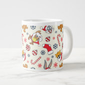 BUGS BUNNY™, DAFFY DUCK™ & Lola Christmas Pattern Grote Koffiekop (Voorkant rechts)