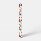 BUGS BUNNY™, DAFFY DUCK™ & Lola Christmas Pattern Samsung Galaxy Hoesje (Linkerkant)