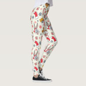 BUGS BUNNY™, DAFFY DUCK™ & Lola Kerstpatroon Leggings (Rechts)