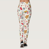 BUGS BUNNY™, DAFFY DUCK™ & Lola Kerstpatroon Leggings (Achterkant)