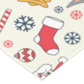 BUGS BUNNY™, DAFFY DUCK™ & Lola Kerstpatroon Tafelkleed (Gekanteld)