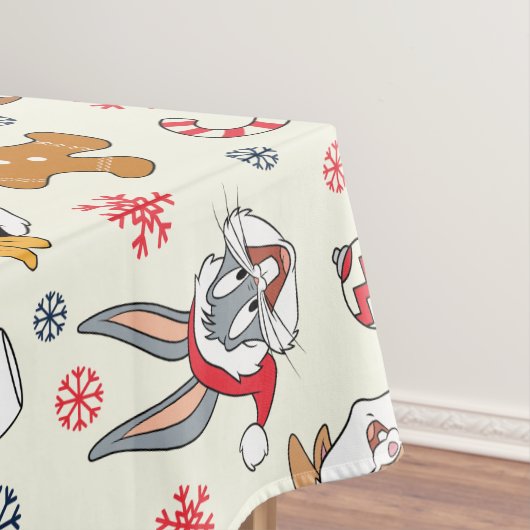 BUGS BUNNY™, DAFFY DUCK™ & Lola Kerstpatroon Tafelkleed (Voorbeeld)