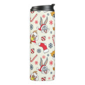 BUGS BUNNY™, DAFFY DUCK™ & Lola Kerstpatroon Thermosbeker (Gedraaid links)