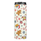 BUGS BUNNY™, DAFFY DUCK™ & Lola Kerstpatroon Thermosbeker (Achterkant)