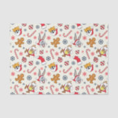 BUGS BUNNY™, DAFFY DUCK™ & Lola Kerstpatroon Tissuepapier (Voorkant)