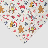 BUGS BUNNY™, DAFFY DUCK™ & Lola Kerstpatroon Tissuepapier (Detail)