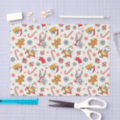 BUGS BUNNY™, DAFFY DUCK™ & Lola Kerstpatroon Tissuepapier (Craft)
