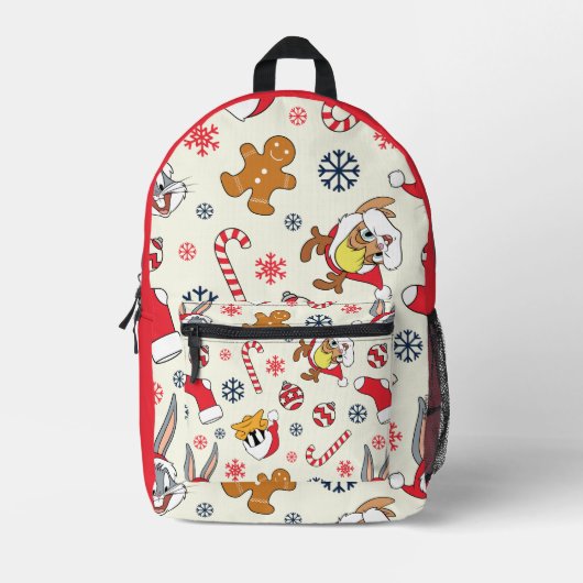 BUGS BUNNY™, DAFFY DUCK™ & Lola Kerstpatroon Toilettasje (Voorkant)