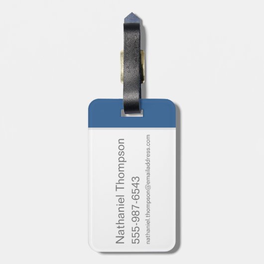 BUGS BUNNY™ & DAFFY DUCK™ Ready for Hunting Season Bagagelabel (Achterkant verticaal)