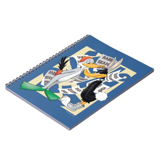 BUGS BUNNY™ & DAFFY DUCK™ Ready for Hunting Season Notitieboek (Linkerzijde)