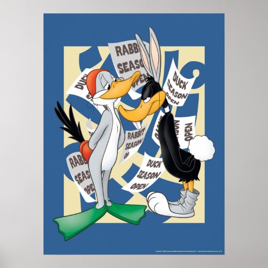 BUGS BUNNY™ & DAFFY DUCK™ Ready for Hunting Season Poster (Voorkant)