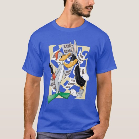 BUGS BUNNY™ & DAFFY DUCK™ Ready for Hunting Season T-shirt (Voorkant)