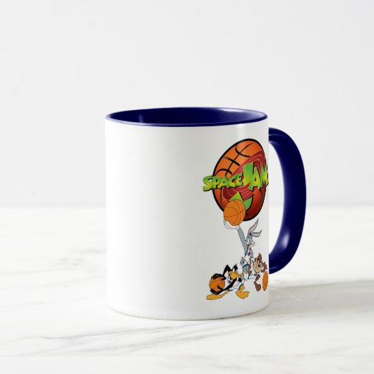 BUGS BUNNY™, DAFFY DUCK™ & TAZ™ JAM™ Logo Mok (Voorkant rechts)