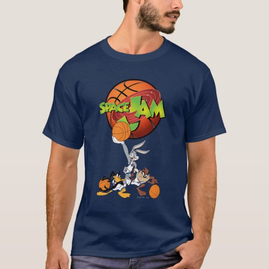 BUGS BUNNY™, DAFFY DUCK™ & TAZ™ JAM™ Logo T-shirt (Voorkant)
