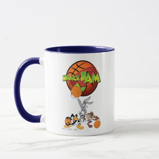 BUGS BUNNY™, DAFFY DUCK™, & TAZ™ SPACE JAM™ Logo Mok (Links)