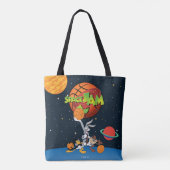 BUGS BUNNY™, DAFFY DUCK™ & TAZ™ SPACE JAM™ Logo Tote Bag (Achterkant)