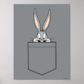 BUGS BUNNY™ die uit de zak kijkt Poster (Voorkant)