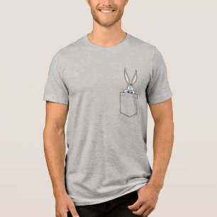 BUGS BUNNY™ die uit de zak kijkt Tri-Blend Shirt