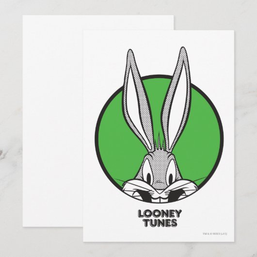 BUGS BUNNY™ Dotty Icon Kaart (Voorkant / Achterkant)