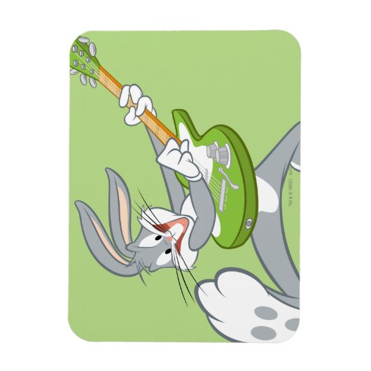 BUGS BUNNY™ draait op gitaar Magneet (Verticaal)