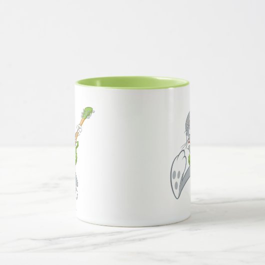 BUGS BUNNY™ draait op gitaar Mok (Midden)