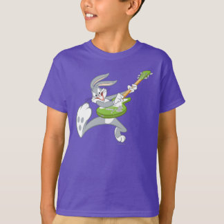 BUGS BUNNY™ draait op gitaar T-shirt