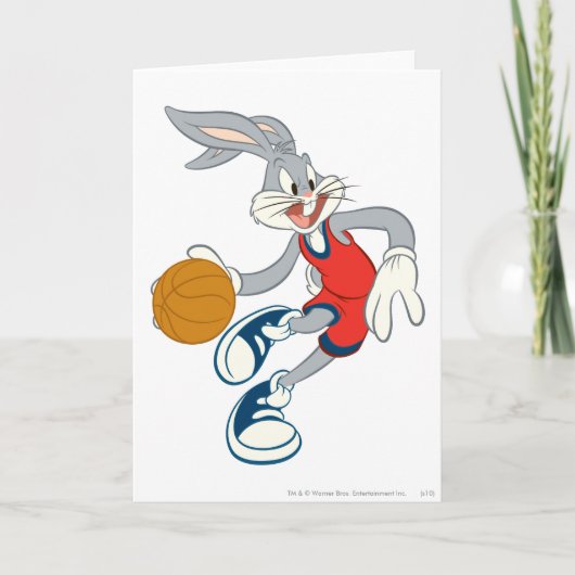 BUGS BUNNY™ Dribbelt Langs De Concurrentie Kaart (Voorkant)