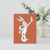 BUGS BUNNY™ Eating Carrot Briefkaart (Staand voorkant)