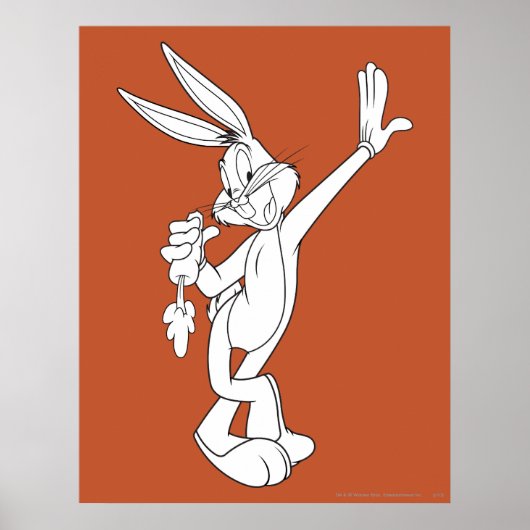 BUGS BUNNY™ Eating Carrot Poster (Voorkant)