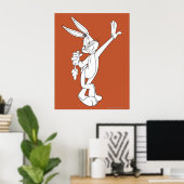 BUGS BUNNY™ Eet Wortel Poster (Thuiskantoor)