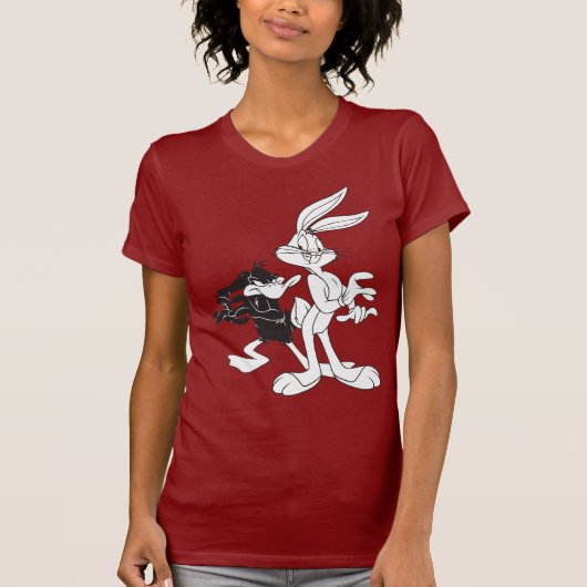 BUGS BUNNY™ en DAFFY DUCK™ T-shirt (Voorkant)