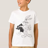 BUGS BUNNY™ en DAFFY DUCK™ T-shirt (Voorkant)