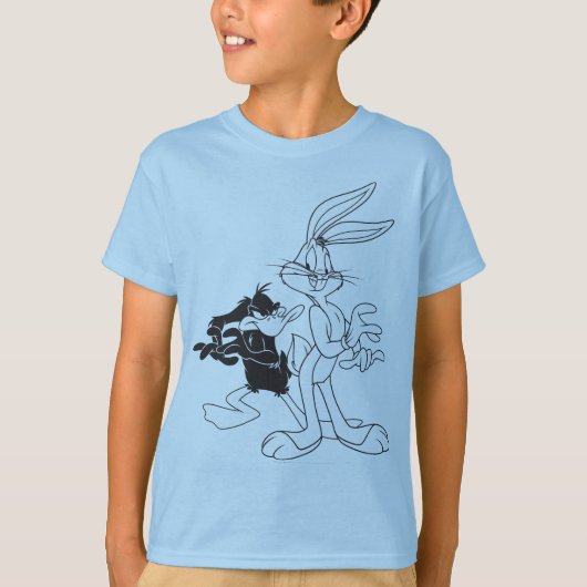 BUGS BUNNY™ en DAFFY DUCK™ T-shirt (Voorkant)