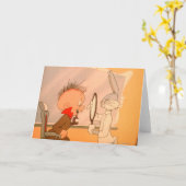 BUGS BUNNY™ en ELMER FUDD™ 2 Kaart (Gele Bloem)