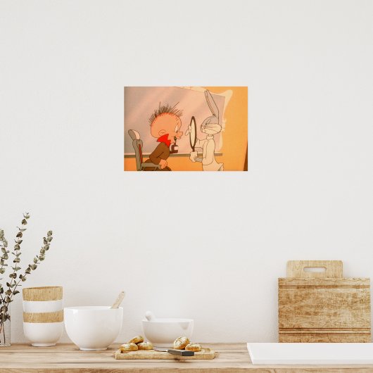 BUGS BUNNY™ en ELMER FUDD™ 2 Poster (Keuken)