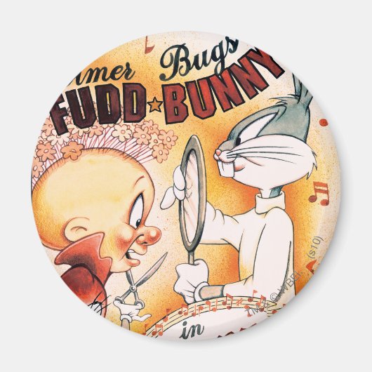 BUGS BUNNY™ en ELMER FUDD™ Musical Magneet (Voorkant)