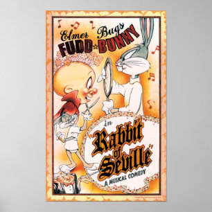 BUGS BUNNY™ en ELMER FUDD™ Musical Poster