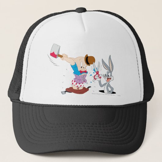 BUGS BUNNY™ en ELMER FUDD™ Trucker Pet (Voorkant)