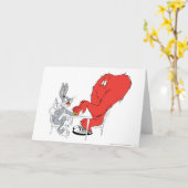 BUGS BUNNY™ en Gossamer 2 Kaart (Gele Bloem)