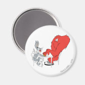 BUGS BUNNY™ en Gossamer 2 Magneet (Voorkant / Achterkant)