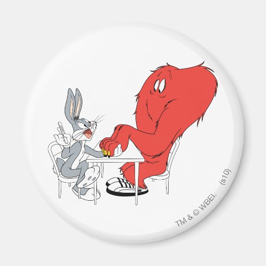 BUGS BUNNY™ en Gossamer 2 Magneet (Voorkant)