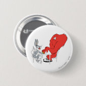 BUGS BUNNY™ en Gossamer 2 Ronde Button 5,7 Cm (Voorkant /achterkant)