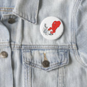 BUGS BUNNY™ en Gossamer 2 Ronde Button 5,7 Cm (In situ)