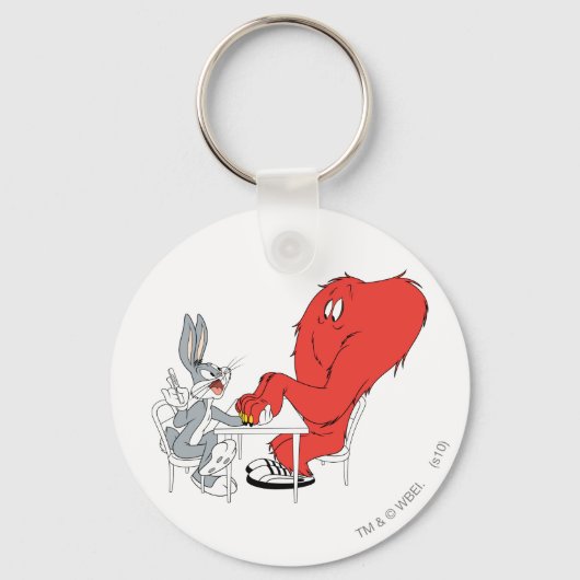 BUGS BUNNY™ en Gossamer Sleutelhanger (Voorkant)