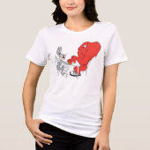 BUGS BUNNY™ en Gossamer Tri-Blend Shirt (Voorkant)