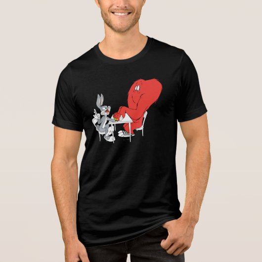 BUGS BUNNY™ en Gossamer Tri-Blend Shirt (Voorkant)